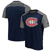 Montreal Canadiens Fanatics Branded Big & Tall Iconic T-Shirt Navy Heathered Gray,baseball caps,new era cap wholesale,wholesale hats